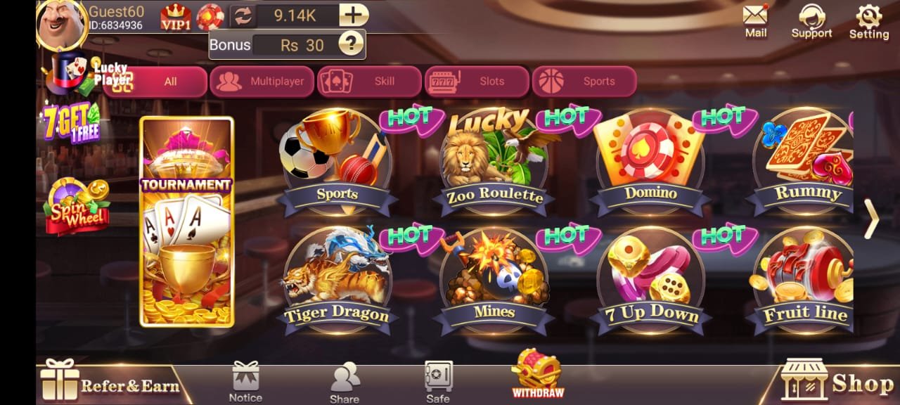 Teen Patti Gameplay - Live card game table